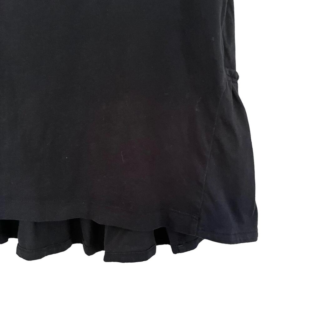 Dorothee Schumacher black tshirt with ruffle bottom detail size 3 - Picture 2 of 8